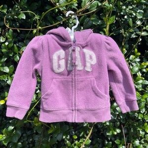 Baby Gap Hyacinth Hooded Zip Up Jacket 12-18Months